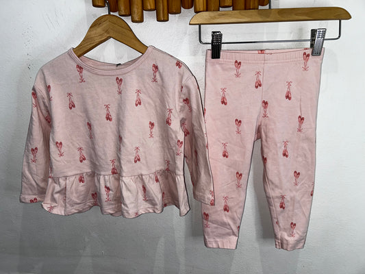Ballet slipper set 24m