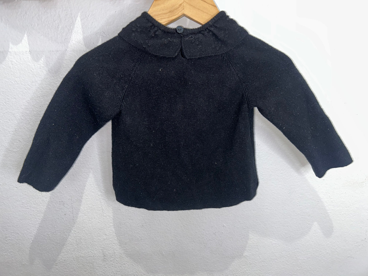 Black sweater set 6-9m