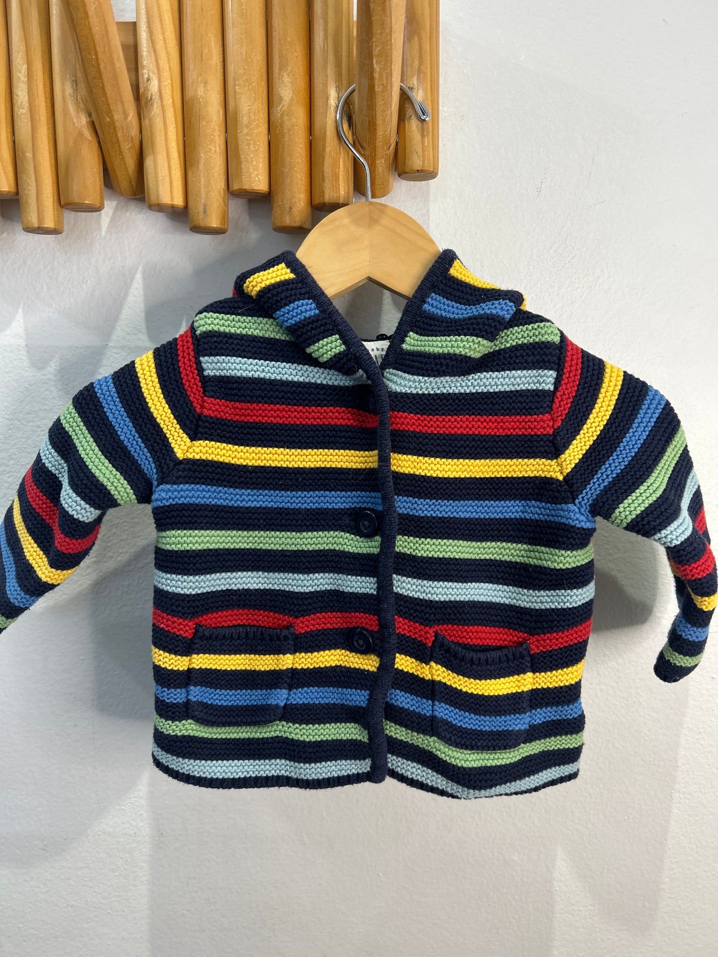 Colourful stripes brannan sweater 3-6m