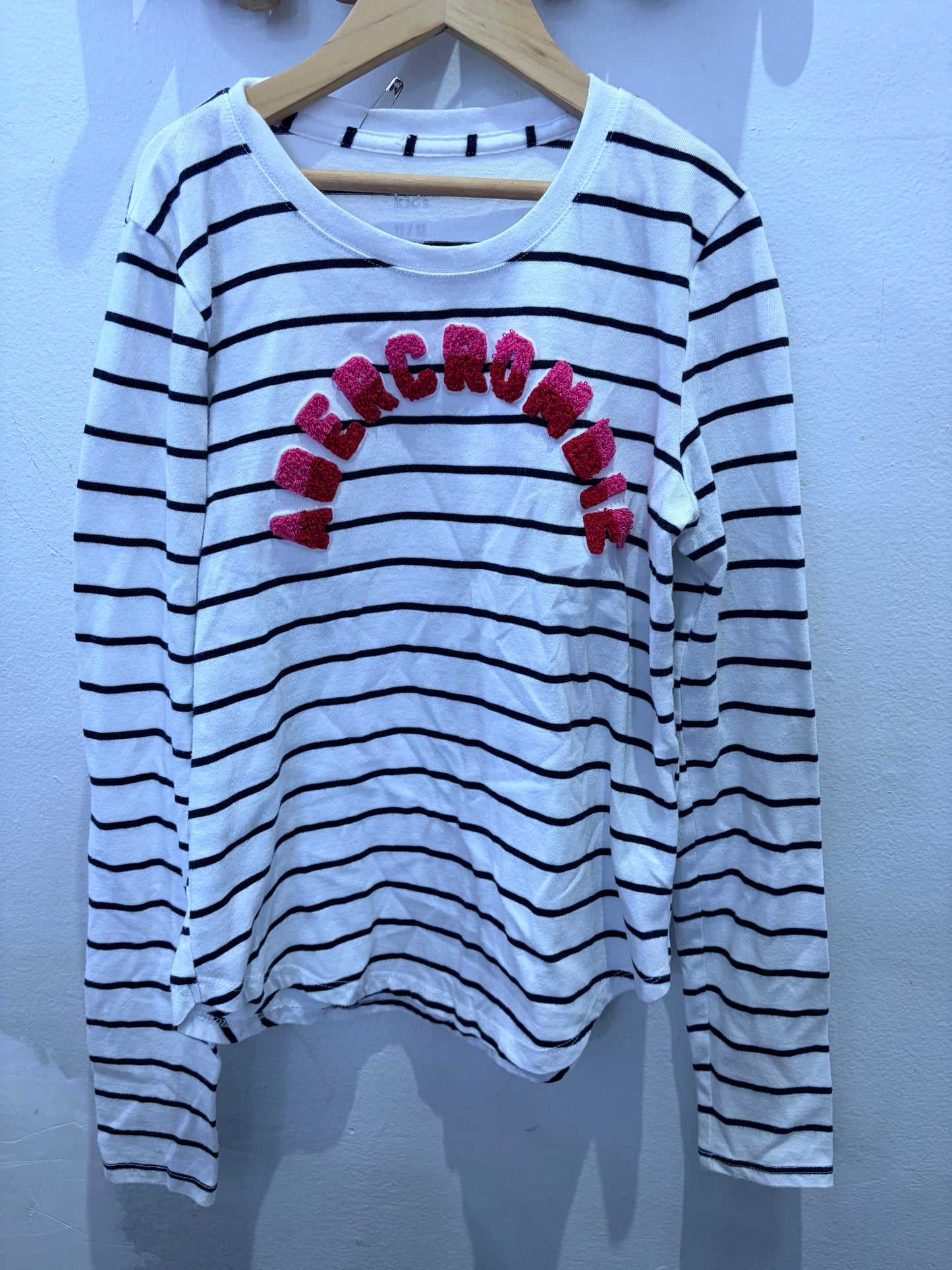Abercrombie stripey longsleeve 11-12y