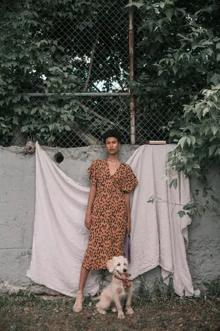 Brown kaftan size 2 (S-M)