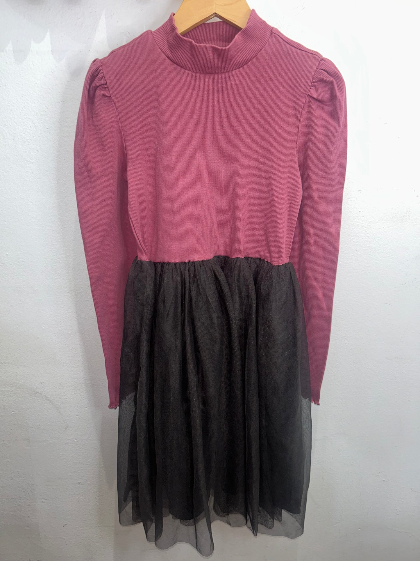 Pink and ash tulle dress 10y