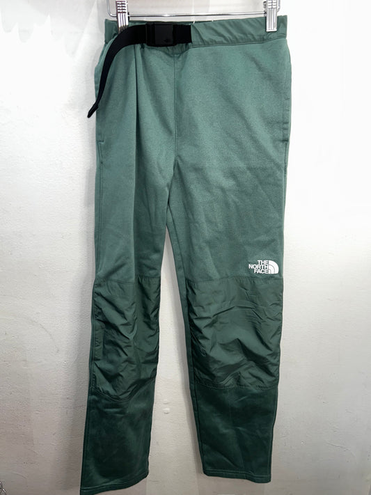 The North Face green fleece lined pants 14-16y