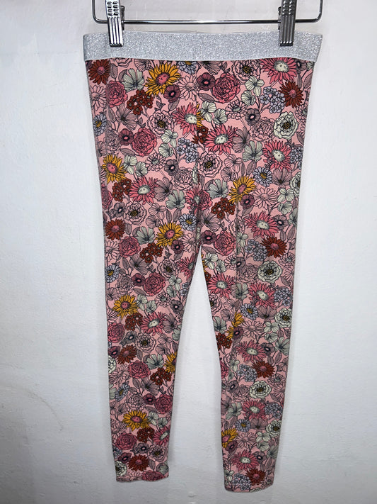 Flower leggings 8y