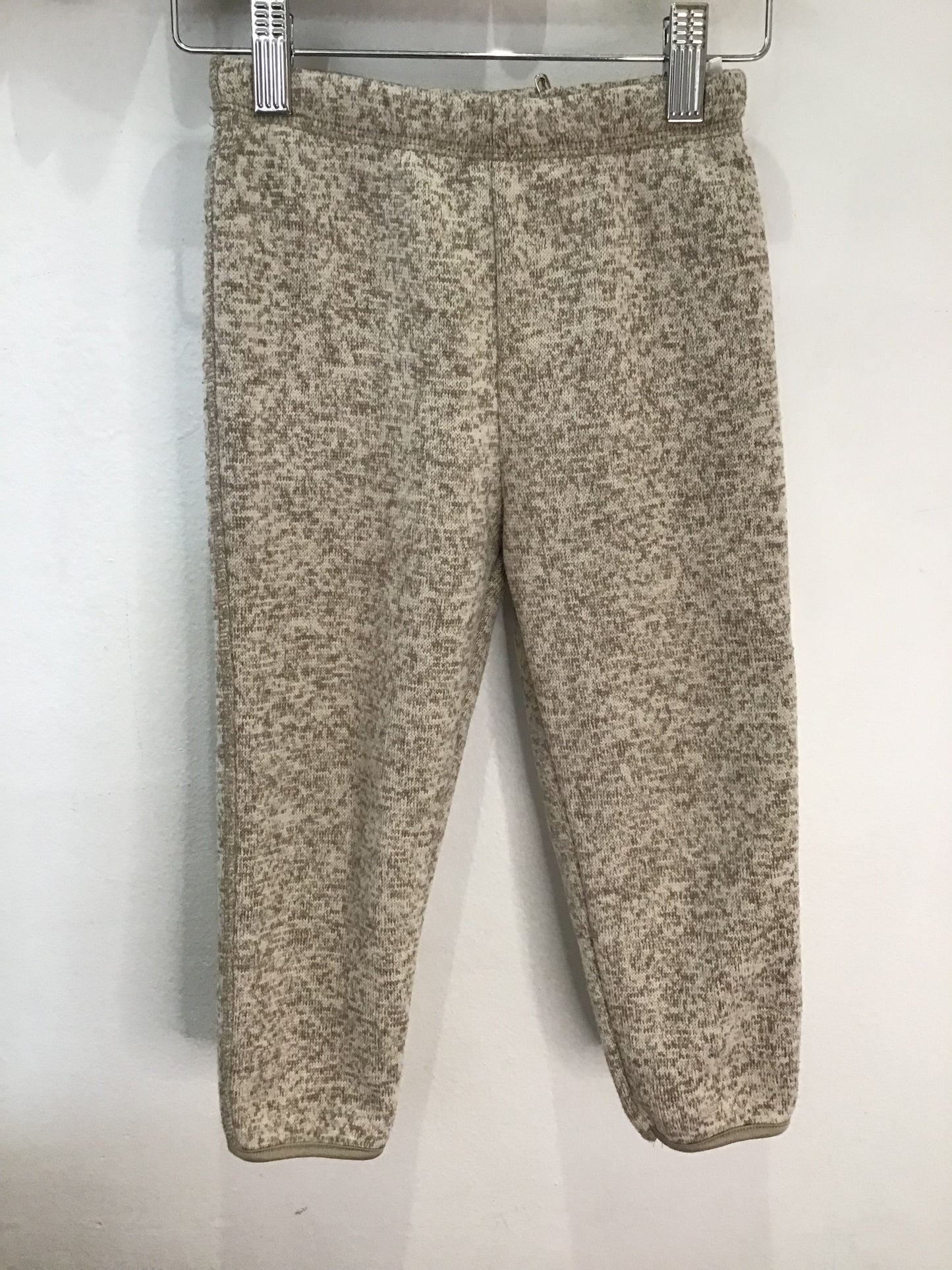 Beige knit pants 2-3y