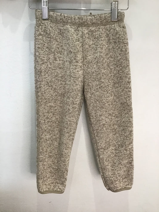 Beige knit pants 2-3y