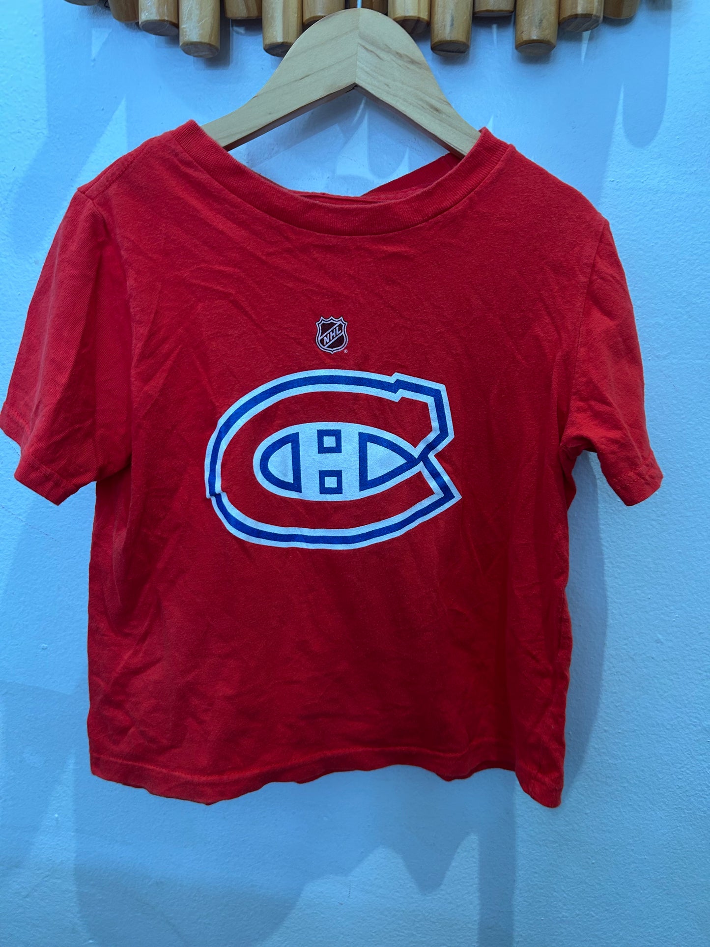 Canadiens red tee 5-6y