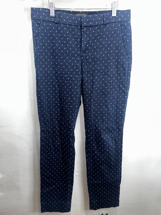 Navy print pants Adult size 2