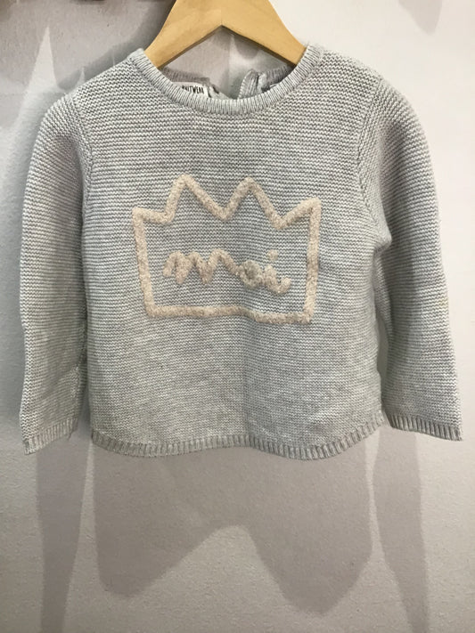 Moi crown sweater 2-3y
