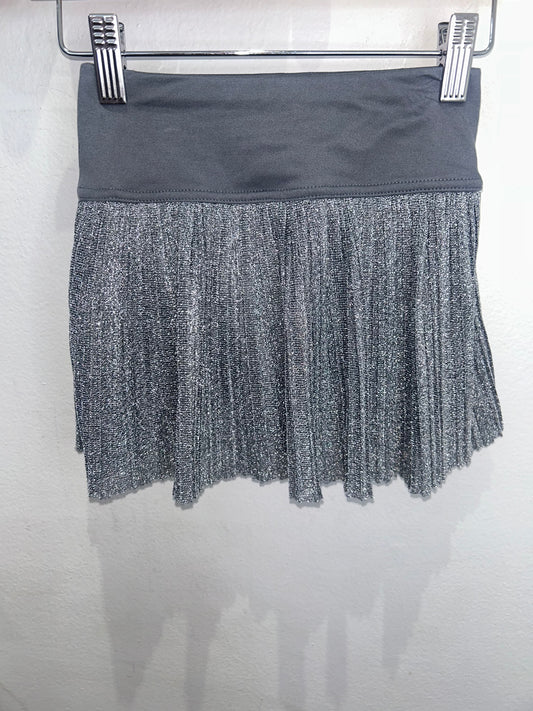 Silver sparkly skort 3y