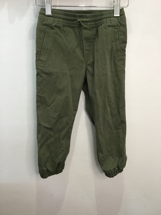 Green chino joggers 3y
