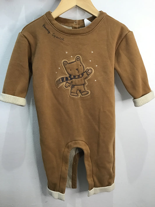 Romper fleece beary special 6-12m