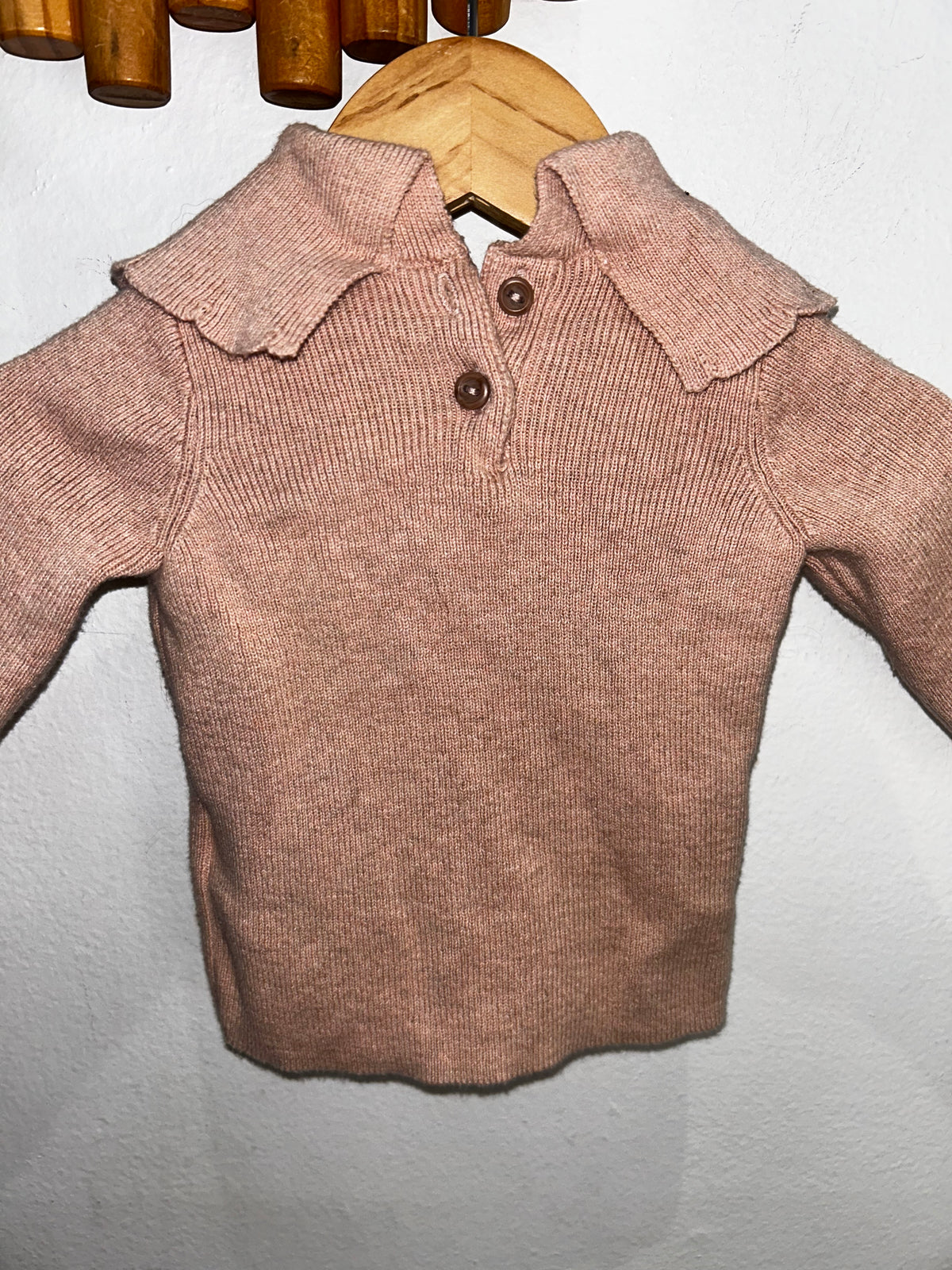 Pink sweater set 1-2m