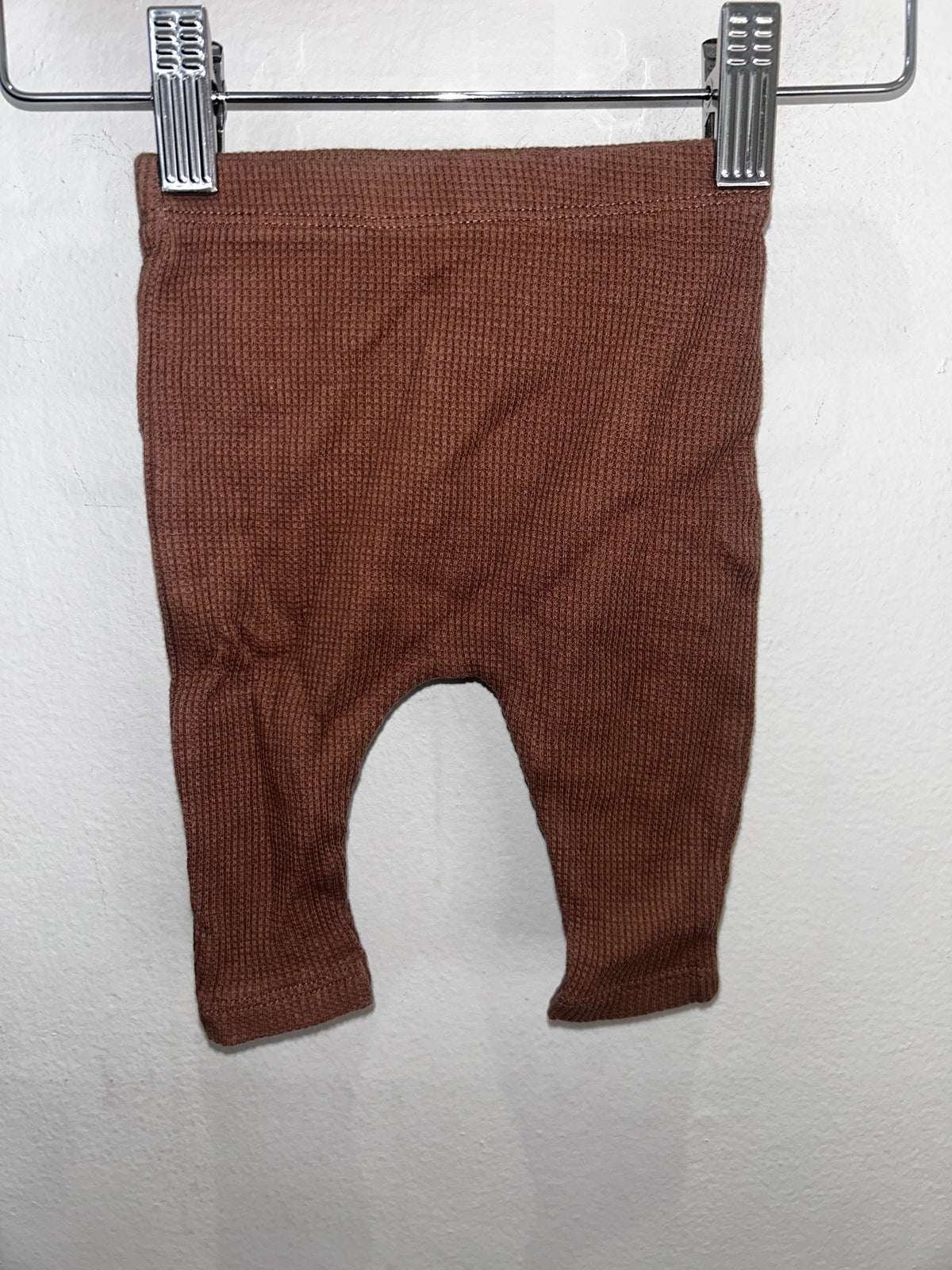 Brown waffle pants 1-3m