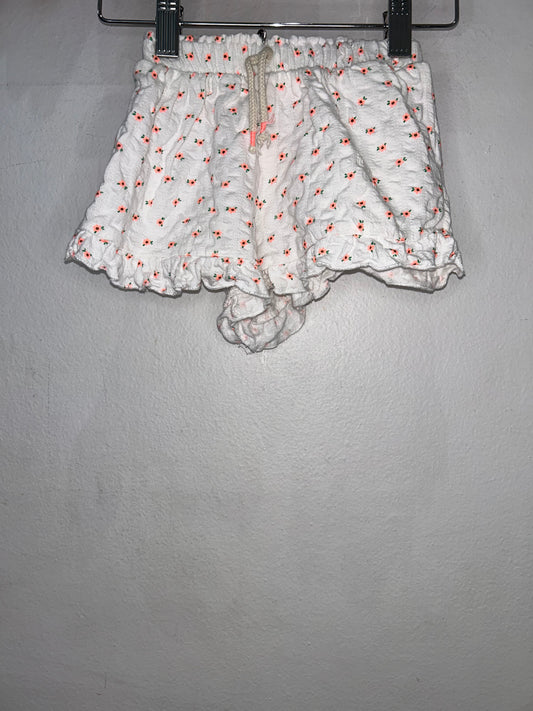 Neon flowers shorts 3-4y