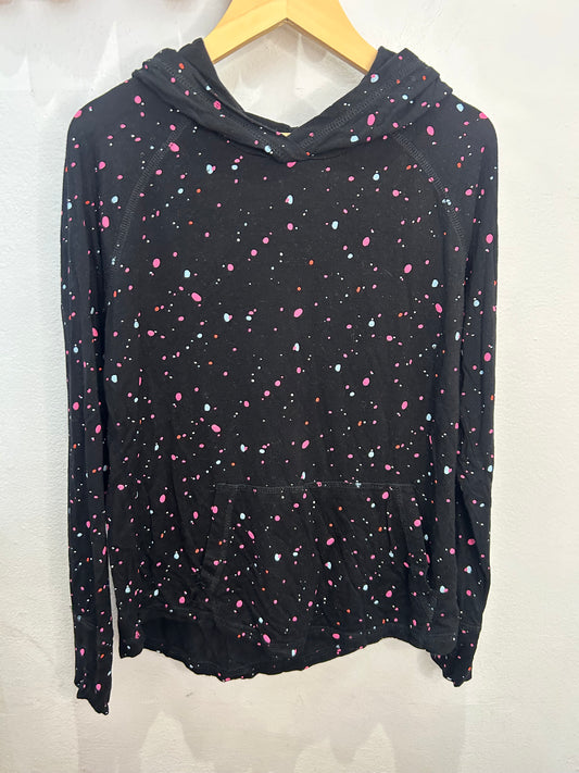 Dots cotton hoodie 10y