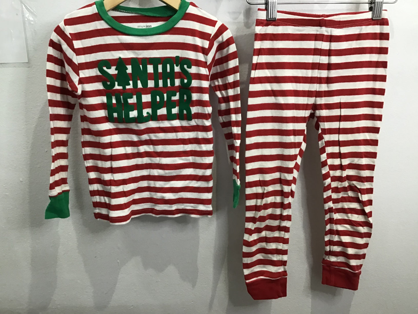 Santa's Helper pyjamas 4y