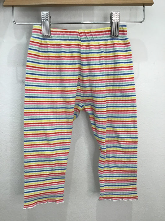 Frugi rainbow leggings 18-24m