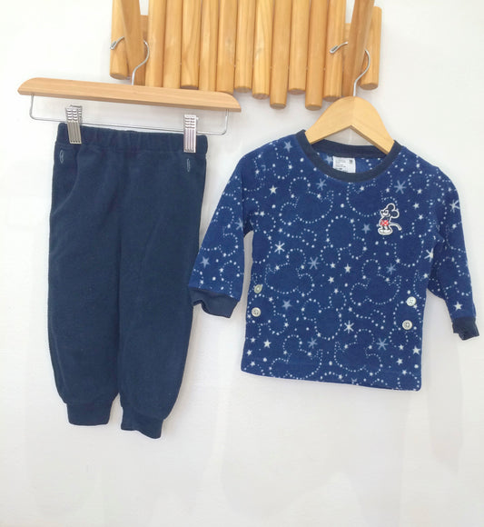 Mickey fleece set 12-18m