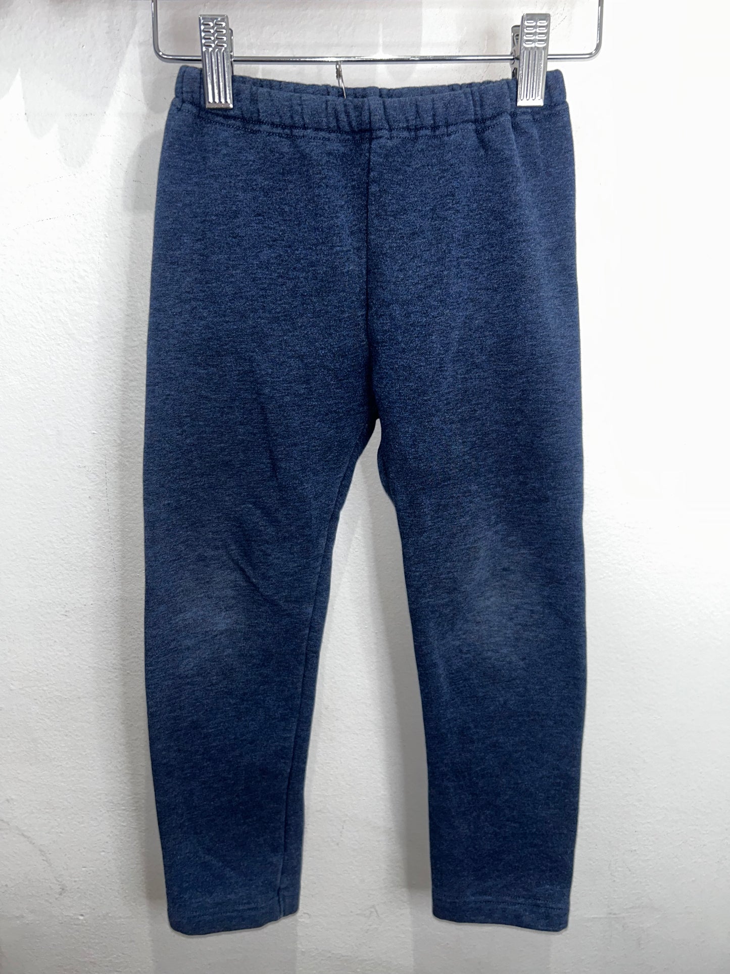 Fleece lined blue pant 3-4y