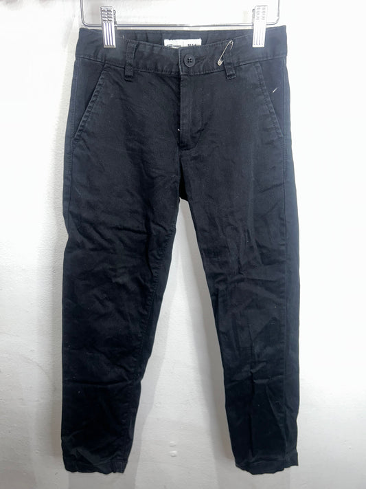 Black slim pants 7-8y