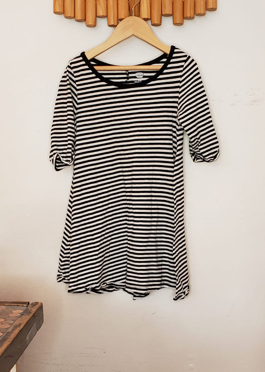 Stripes soft dress 6-7y