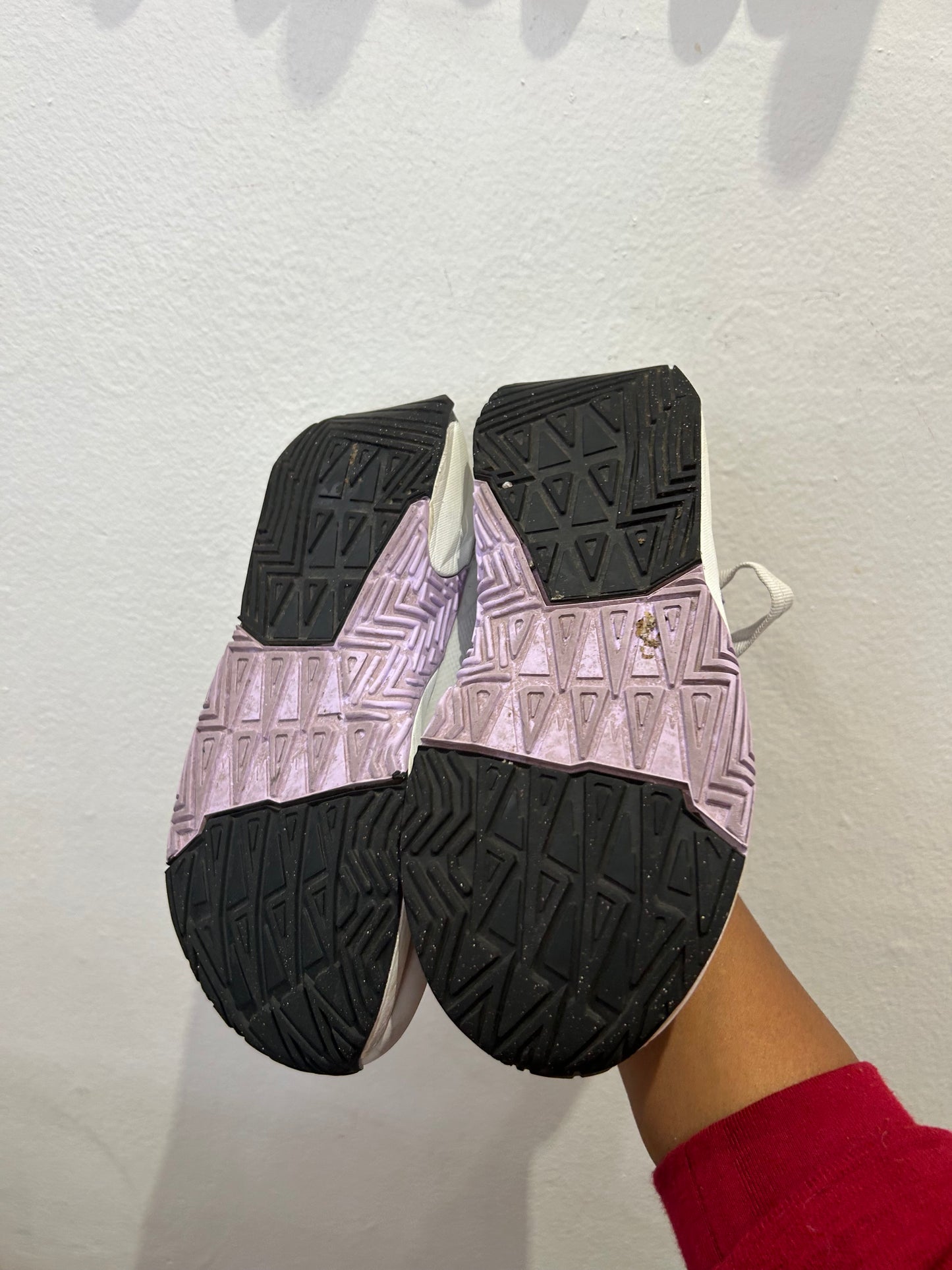 C12 New Balance grey and purple shoes