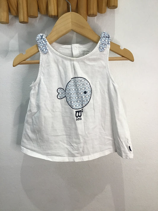 Tee puffer fish 23m
