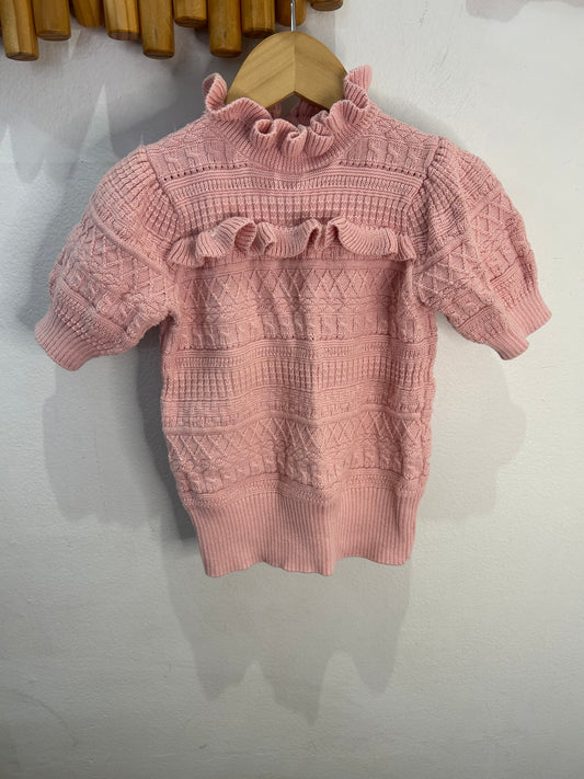 Pink multi knit sweater 3y