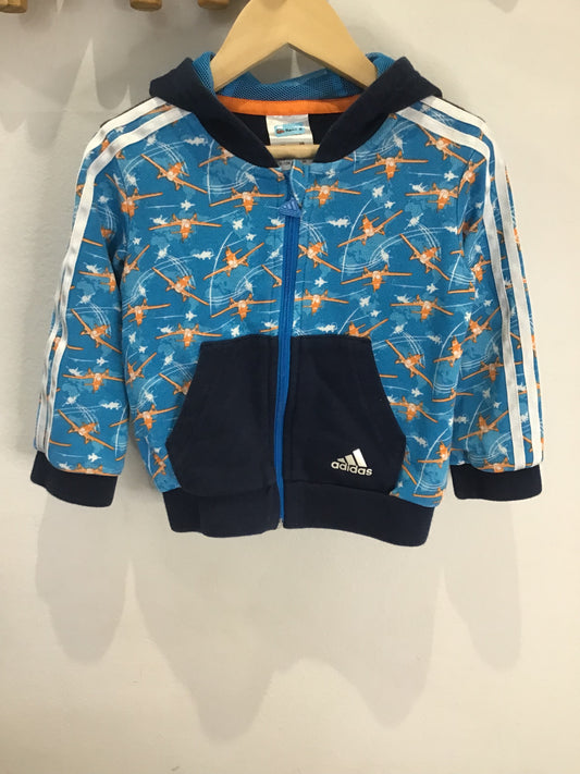 Adidas airplane sweatshirt 9-12m