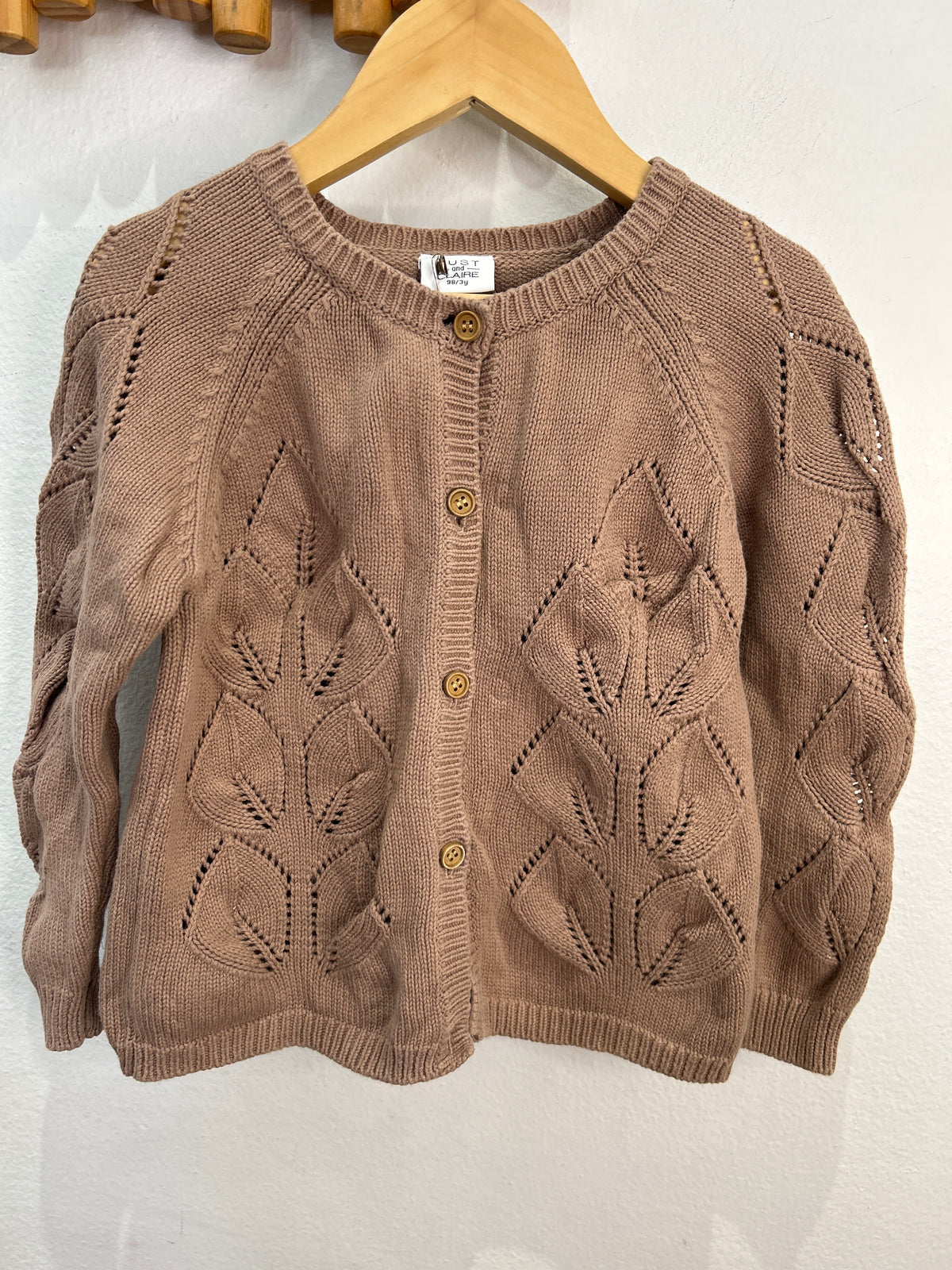Hust and Claire brown sweater 3y