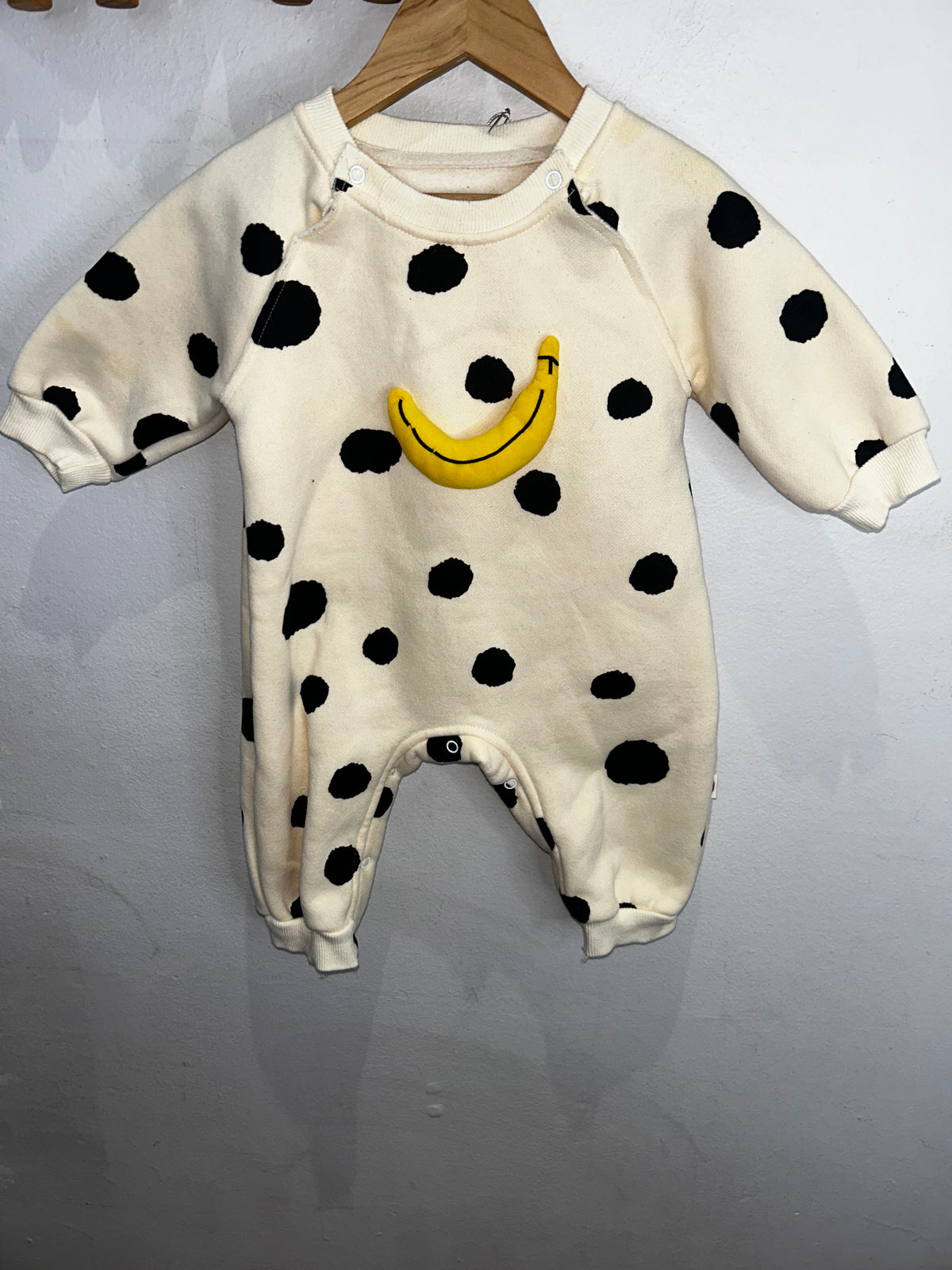 Banana romper 3-6m
