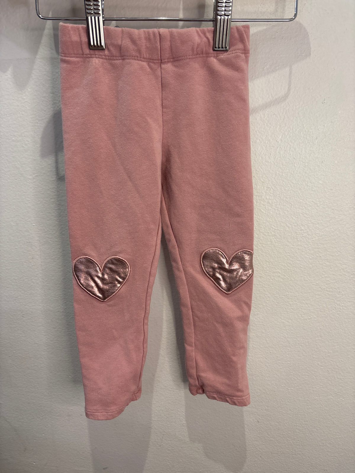 Heart knee lined leggings 18-24m