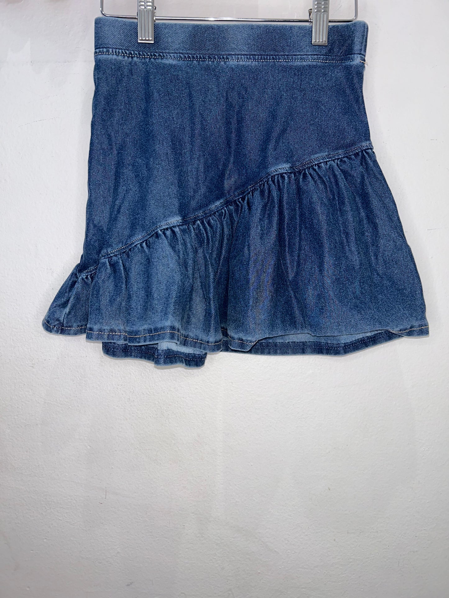 Ruffle Denim Skirt 6-8y