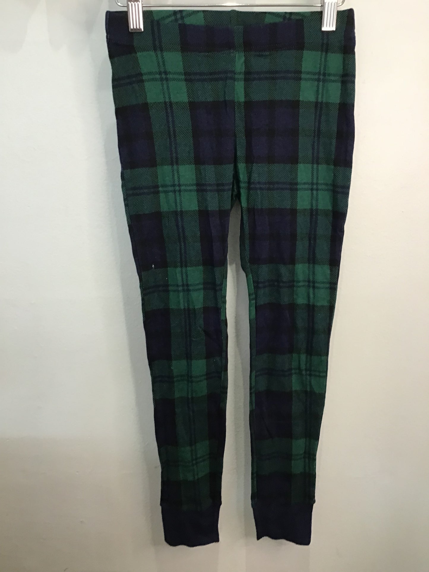 Pants green checkered leggings 8y