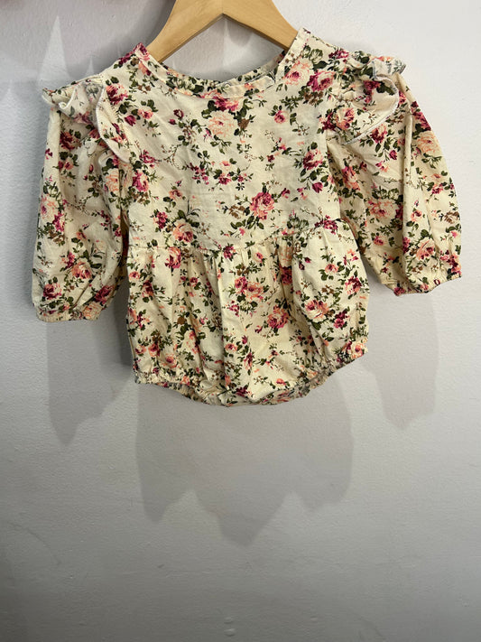 Roses bodysuit 6m