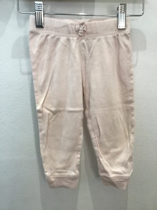 Joggers pink cotton 12-18m