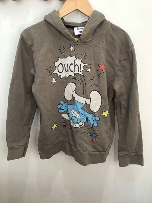 Smurf hoodie 8-10y