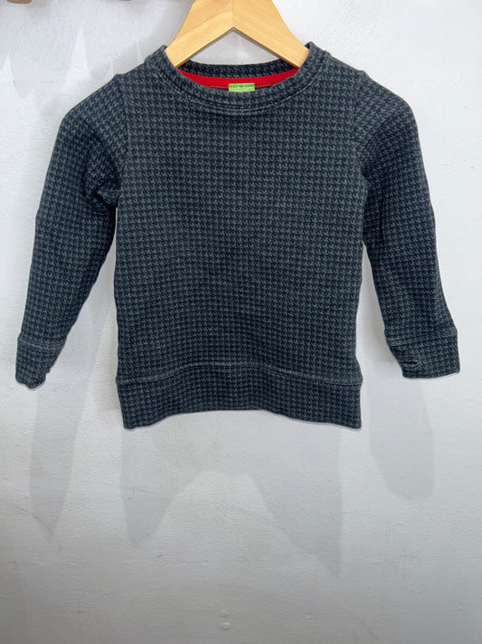 PK Beans ash pattern pullover 2y