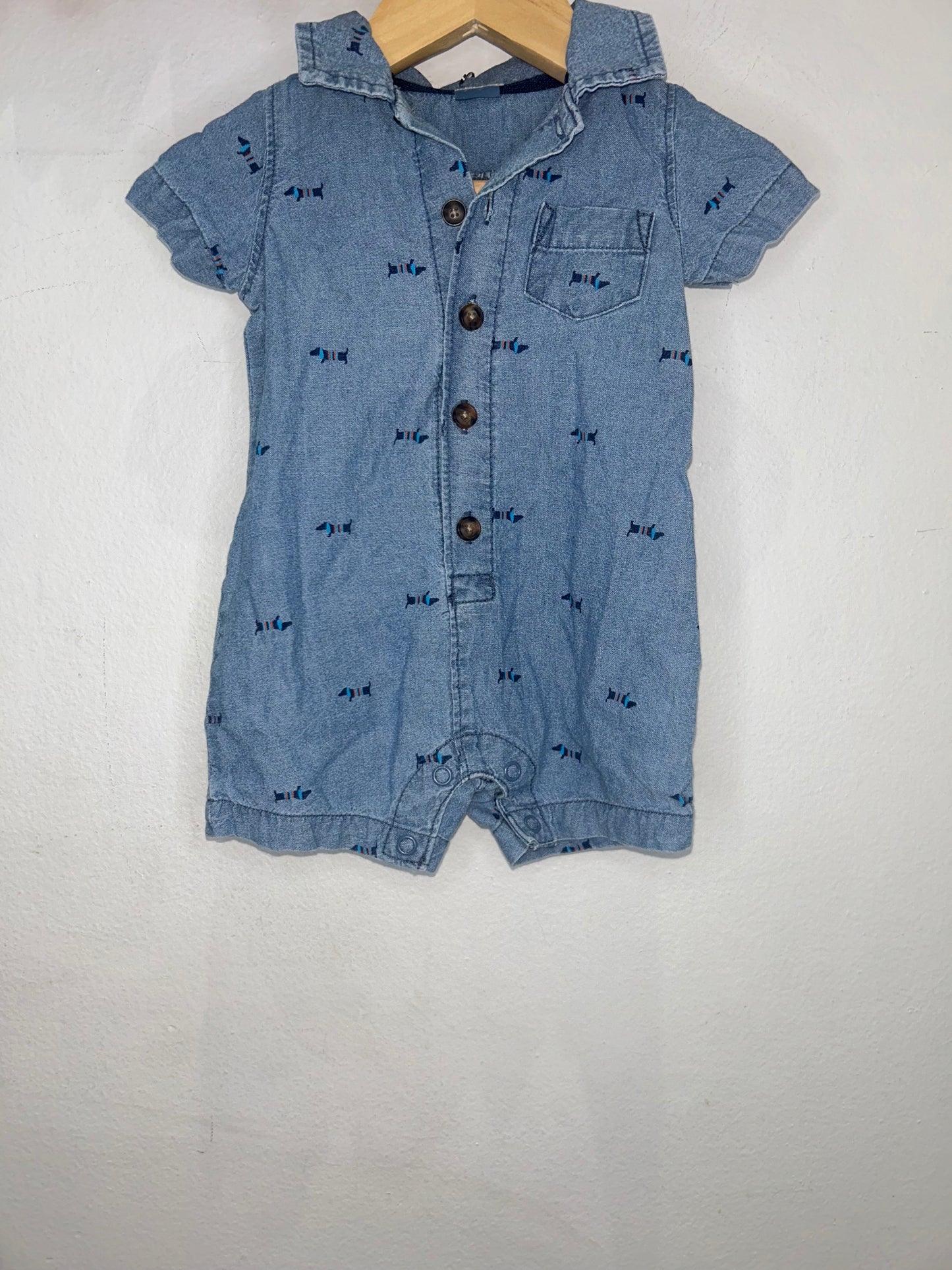 Dogs shorty romper 3m