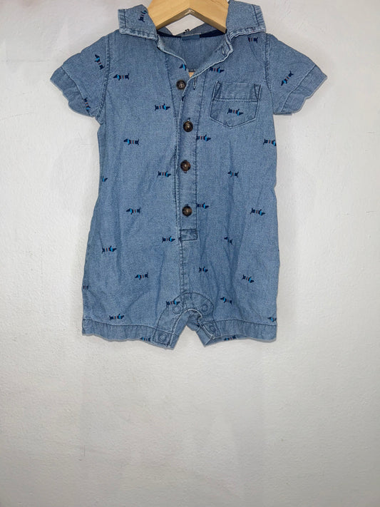 Dogs shorty romper 3m