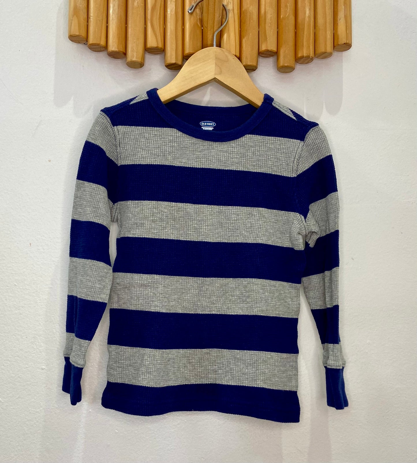 Thick stripes waffle tee 4y