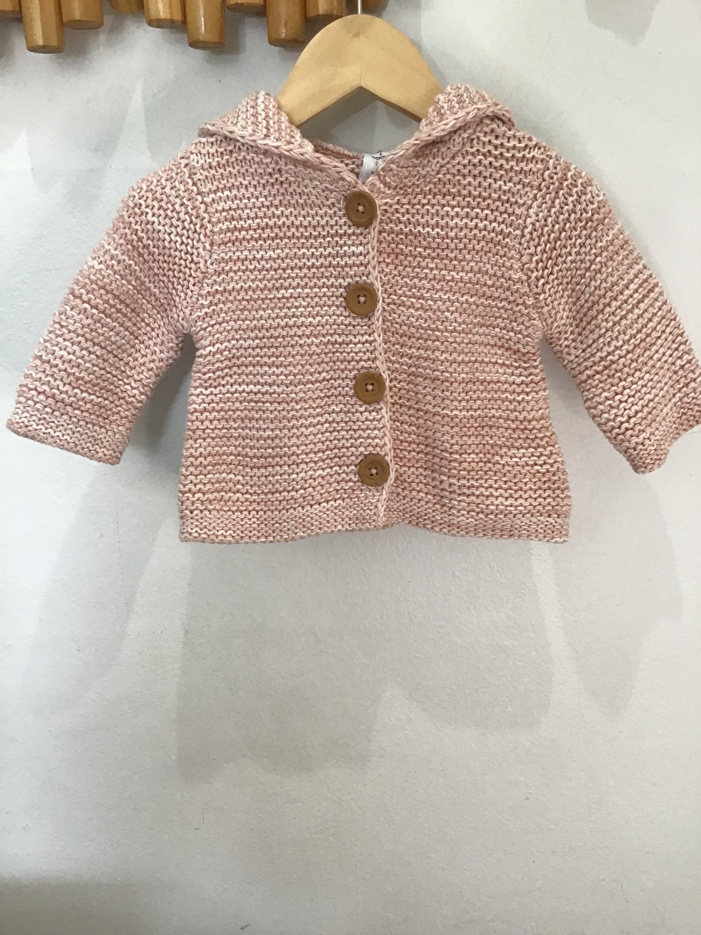 Pink knit sweater 3m NEW