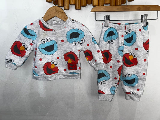 Sesame Street set 3-6m