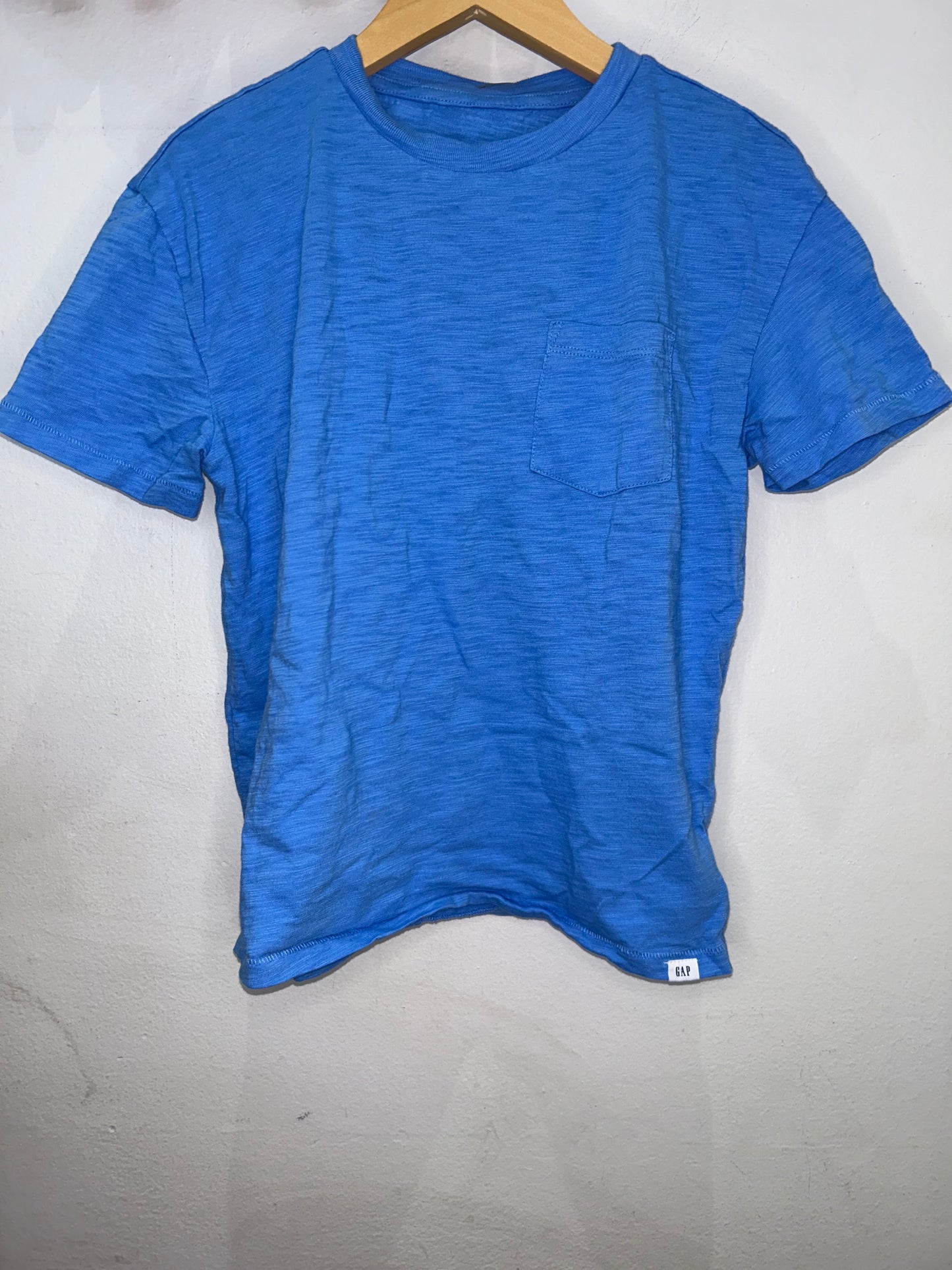 Blue pocket tee 8y
