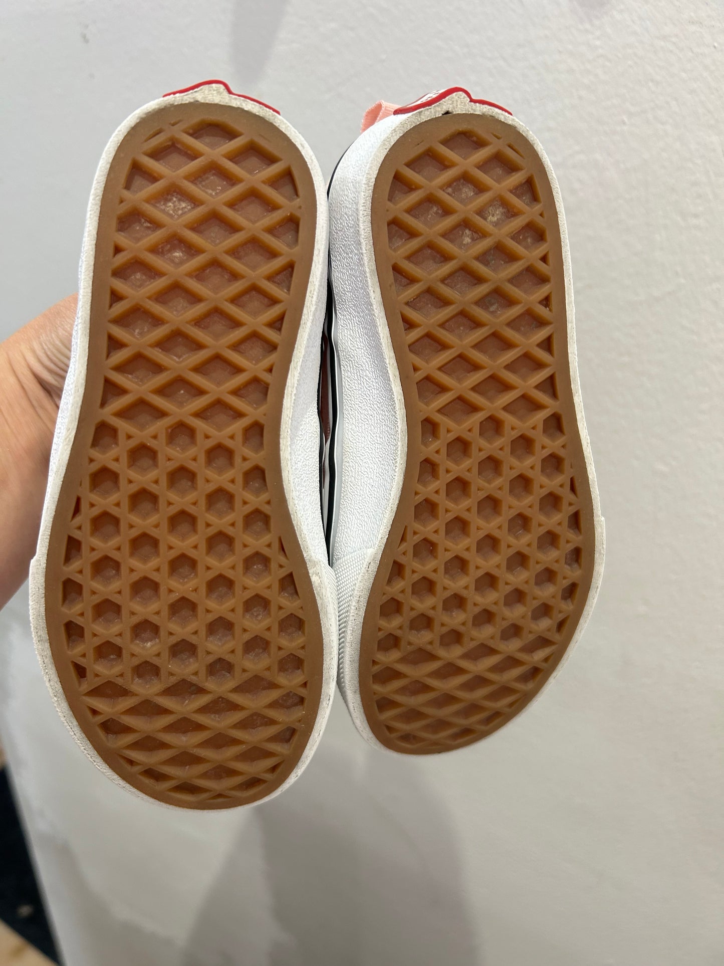 C11 pink checkered Vans