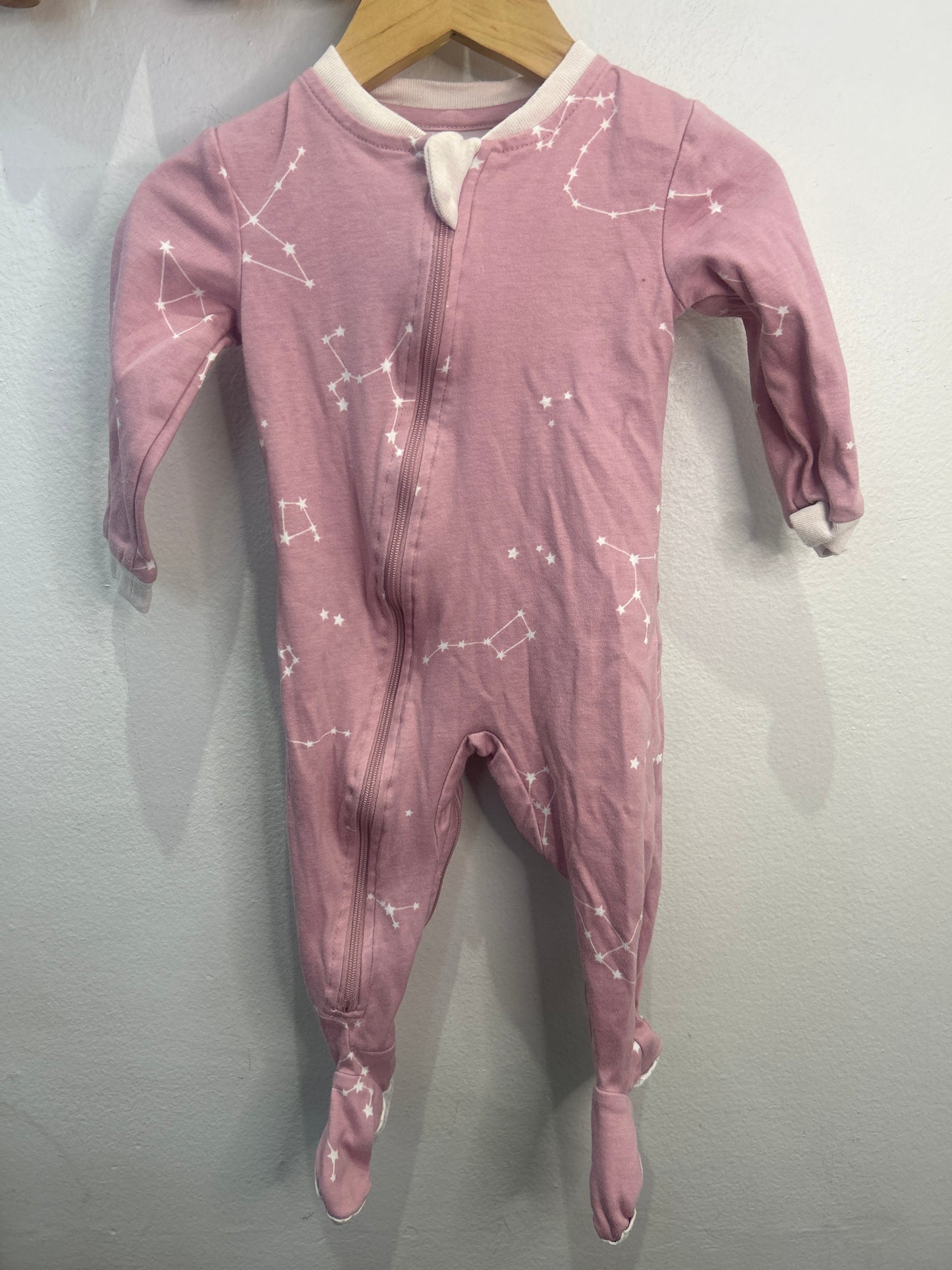 Zippyjamz pink constellations sleeper 6-9m