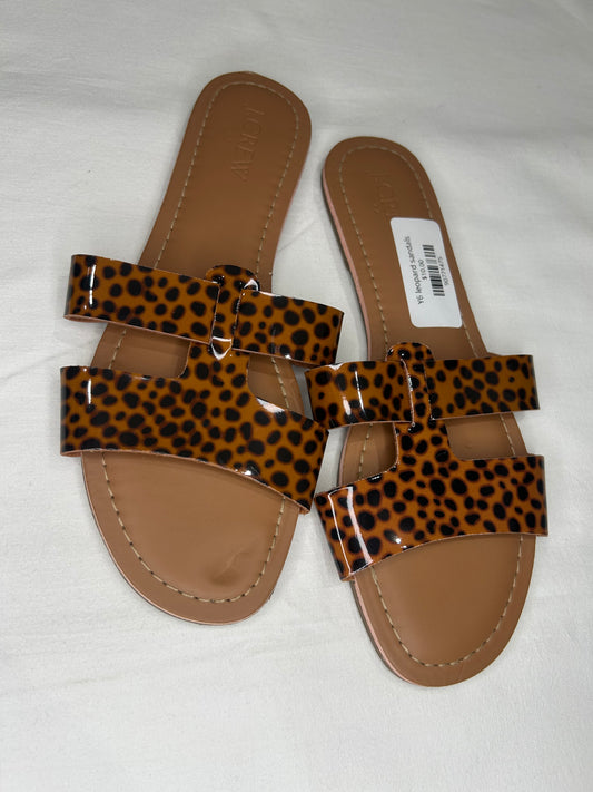 Y6 leopard sandals