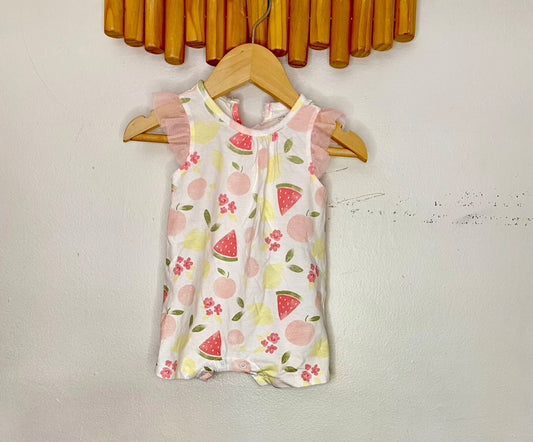 Fruits shorty romper 6m