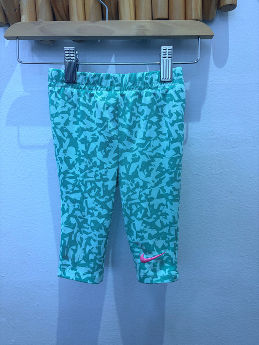 Green print activewear pedal pushers 18m